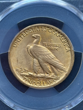 1907 No Motto $10 Indian Gold Eagle PCGS MS63