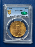 1915 $20 Saint Gaudens Gold Double Eagle PCGS MS64 CAC