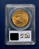 1908-D $20 Saint Gaudens  PCGS MS63 Motto