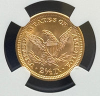 1903 $2.5 Gold Liberty Quarter Eagle NGC MS 66
