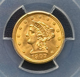 1907 $2.50 Liberty PCGS MS65 Shield