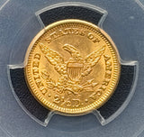 1907 $2.50 Liberty PCGS MS65 Shield