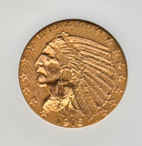 1915 $5 Gold Indian Half Eagle NGC MS62