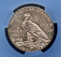 1909-D Gold $5 Indian CAC MS63