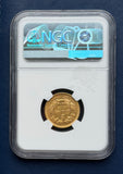 1854 $3 Gold Princess NGC AU 55
