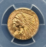 1926 Gold $2.50 Indian PCGS MS63