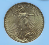 1910 Gold $20 Saint Gaudens Double Eagle NGC MS 63 CAC