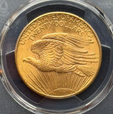 1908 $20 Gold Saint Gaudens Double Eagle PCGS MS65 No Motto
