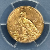 1926 Gold $2.50 Indian PCGS MS63