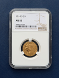 1914 S $5 Indian NGC AU 55 (Copy)