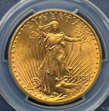 1908-D $20 Saint Gaudens  PCGS MS63 Motto