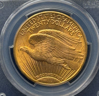 1908-D $20 Saint Gaudens  PCGS MS63 Motto