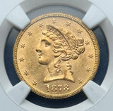 1878 Gold $5 Liberty NGC MS62