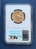 1908 D No Motto $10 Indian Gold Eagle NGC MS 61