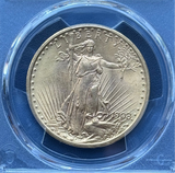 1908 $20 Gold Saint Gaudens Double Eagle PCGS MS65 No Motto