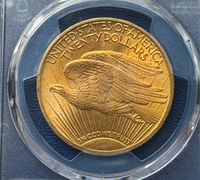 1915 $20 Saint Gaudens Gold Double Eagle PCGS MS64 CAC