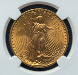 1922 $20 Saint Gaudens Gold Double Eagle NGC MS 64