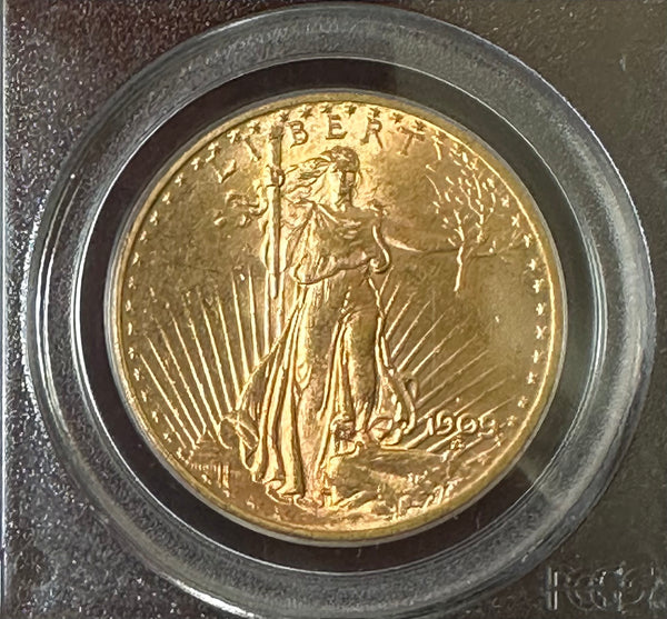 1909-S $20 Saint Gaudens PCGS MS63