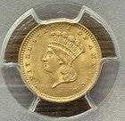 1859 G$1 PCGS Shield MS64