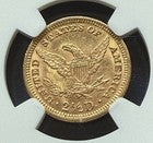 1888 $2.5 Liberty Head Quarter Eagle NGC MS 62