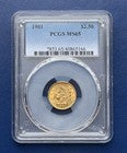 1901 $2.50 Liberty PCGS MS65