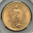 1908 $20 Saint Gaudens Double Eagle MS64+ CAC