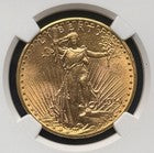 1914 D $20 Saint Gaudens Double Eagle NGC MS 63