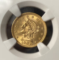 1901 Gold $2.5 Liberty NGC MS65