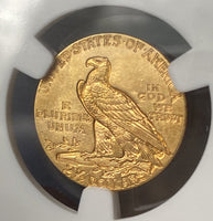 1928 Gold $2.5 Indian NGC MS64