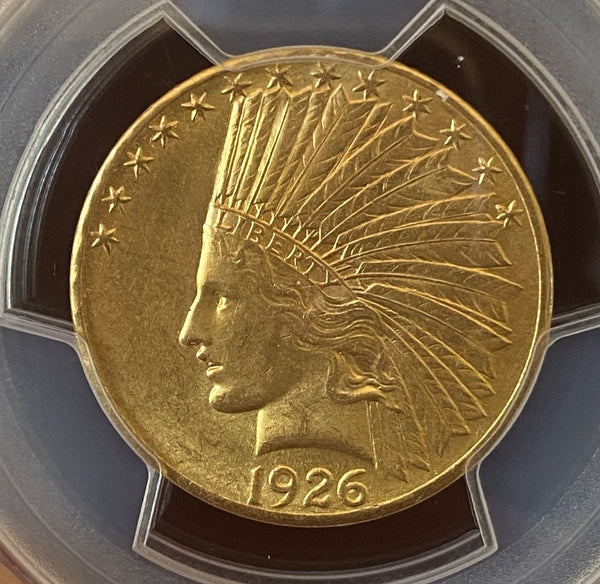 1926 Gold $10 Indian PCGS MS63