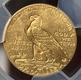 1926 Gold $2.50 Indian Head Quarter Eagle PCGS MS63 Shield