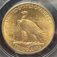 1926 Gold $10 Indian Head Eagle PCGS MS63