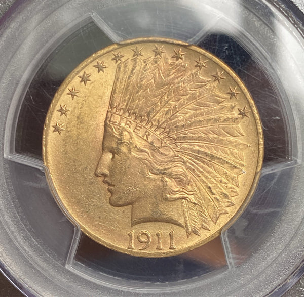 1911 Gold $10 Indian PCGS MS63