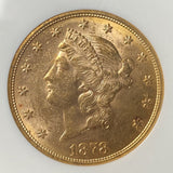 1878 S $20 Gold Liberty NGC MS 61