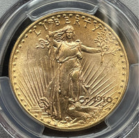 1910-D Gold $20 Double Eagle St. Gaudens PCGS MS62