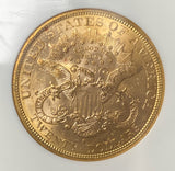 1878 S $20 Gold Liberty NGC MS 61