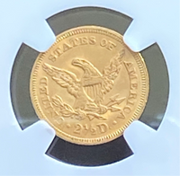 1853 $2 1/2 Liberty NGC MS62