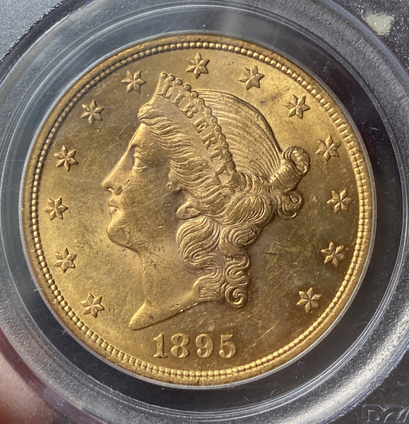 1895 Gold $20 Liberty PCGS MS61