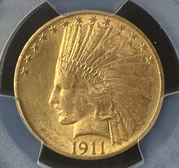 1911 $10 Indian PCGS MS63